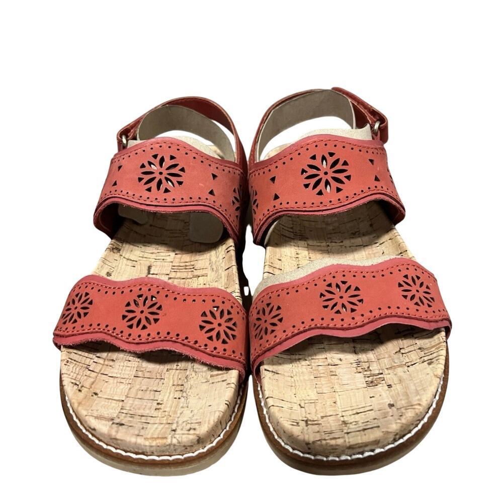 Earth Brand Women’s Strappy Slingback Casual Sandals- Style: Ferne; Red. Size 5M
